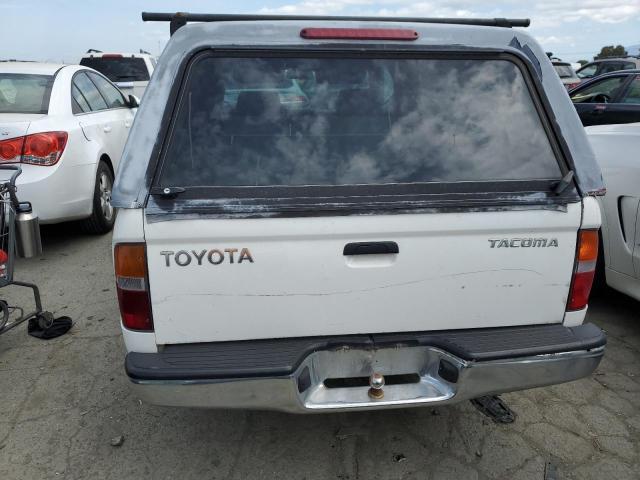 4TANL42N0YZ627863 - 2000 TOYOTA TACOMA WHITE photo 6