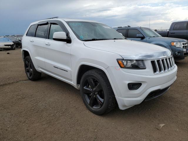 1C4RJFAG0EC554258 - 2014 JEEP GRAND CHER LAREDO WHITE photo 1