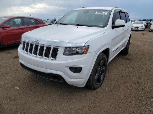 1C4RJFAG0EC554258 - 2014 JEEP GRAND CHER LAREDO WHITE photo 2