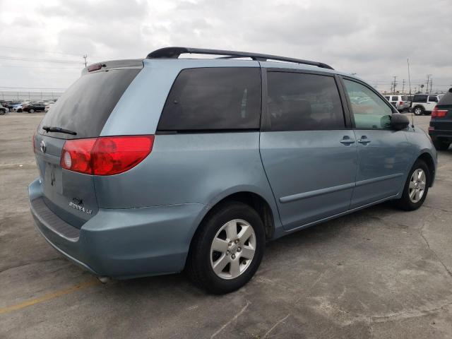 5TDZK23CX7S062161 - 2007 TOYOTA SIENNA CE BLUE photo 3