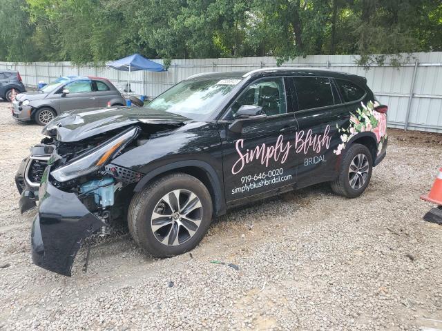 5TDGZRAH5NS098217 - 2022 TOYOTA HIGHLANDER XLE Սև լուսանկար 1