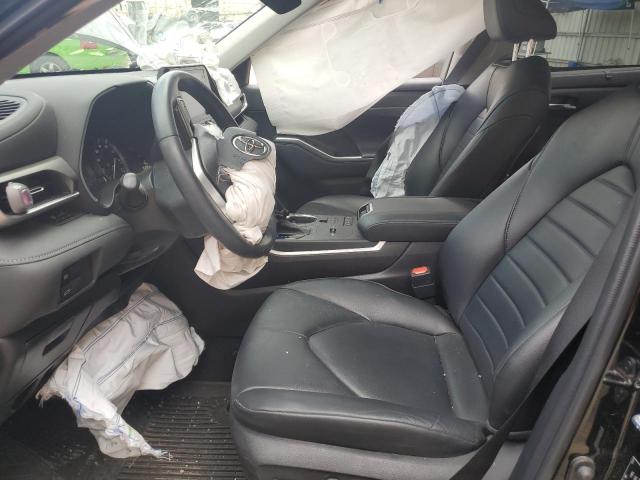 5TDGZRAH5NS098217 - 2022 TOYOTA HIGHLANDER XLE Սև լուսանկար 7