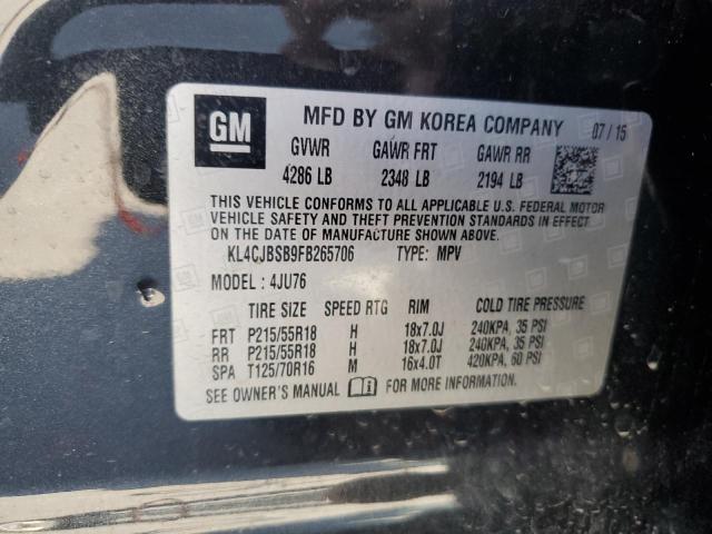 KL4CJBSB9FB265706 - 2015 BUICK ENCORE CONVENIENCE Qara foto 13