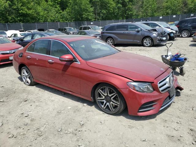 WDDZF4KB4HA221463 - 2017 MERCEDES-BENZ E 300 4MATIC RED photo 4