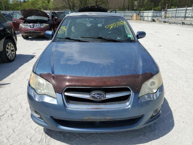 4S3BL626787209226 - 2008 SUBARU LEGACY 2.5I LIMITED BLUE photo 5