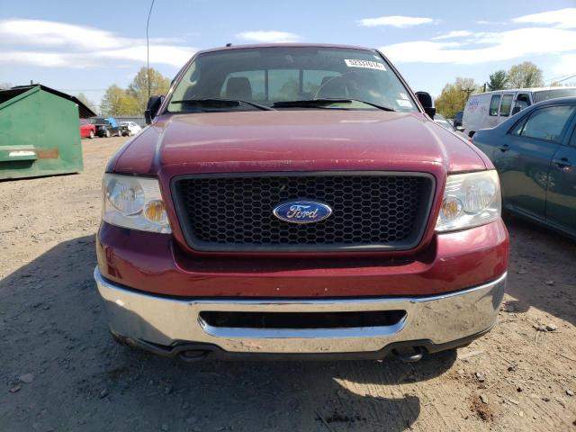 1FTPX04536KA66152 - 2006 FORD F150 RED photo 5