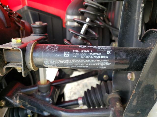 4XASEA57XHA640347 - 2017 POLARIS SPORTSMAN 570 RED photo 10