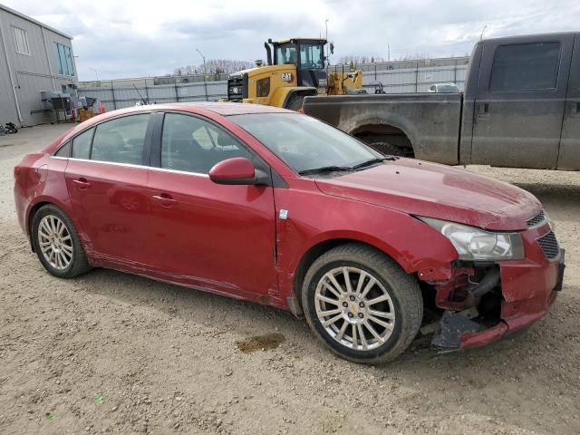 1G1PF5S97B7234533 - 2011 CHEVROLET CRUZE LT RED photo 4