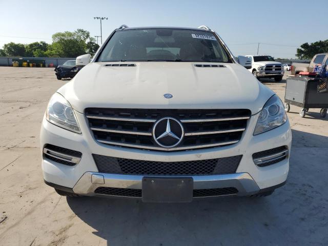 4JGDA5HBXCA048116 - 2012 MERCEDES-BENZ ML 350 4MATIC WHITE photo 5