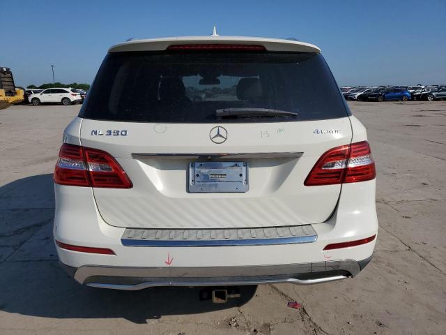 4JGDA5HBXCA048116 - 2012 MERCEDES-BENZ ML 350 4MATIC WHITE photo 6
