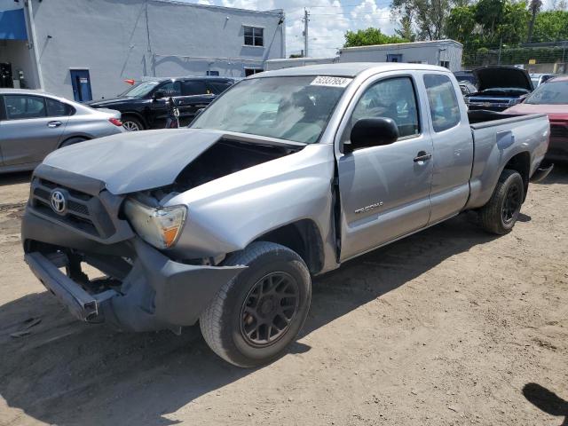 5TFTX4CN5FX061593 - 2015 TOYOTA TACOMA ACCESS CAB ვერცხლისფერი ფოტო 1