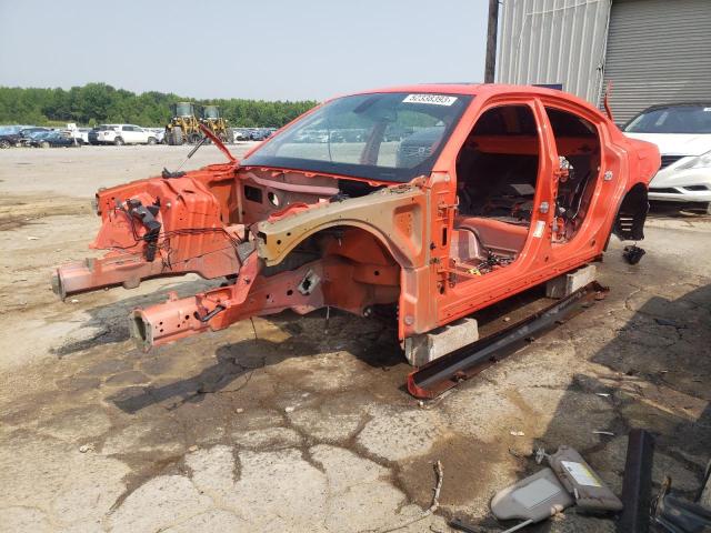 2C3CDXGJ1LH123187 - 2020 DODGE CHARGER SCAT PACK ORANGE photo 1