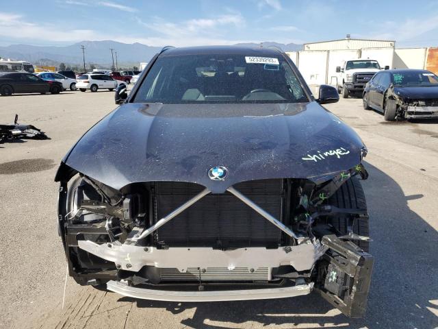 5UXTS1C07M9H17555 - 2021 BMW X3 XDRIVE30E GRAY photo 5