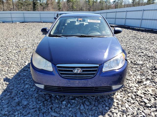 KMHDU46DX9U782638 - 2009 HYUNDAI ELANTRA GLS BLUE photo 5