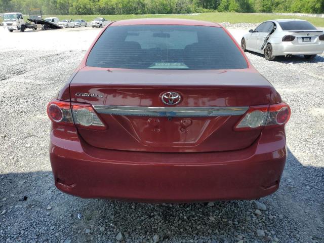 5YFBU4EE9DP138642 - 2013 TOYOTA COROLLA BASE BURGUNDY photo 6