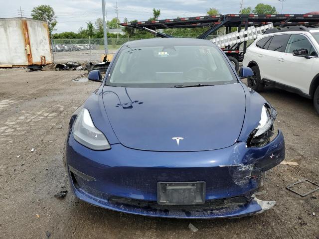 5YJ3E1EA8NF369106 - 2022 TESLA MODEL 3 BLUE photo 5