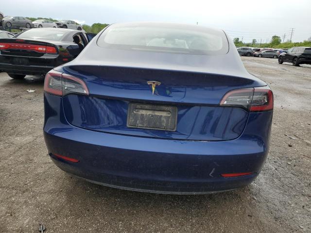 5YJ3E1EA8NF369106 - 2022 TESLA MODEL 3 BLUE photo 6