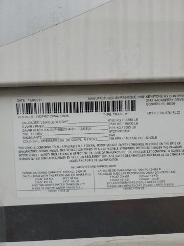 4YDFM0T2XN4701606 - 2022 KEYSTONE MONTANA 双色 照片 10