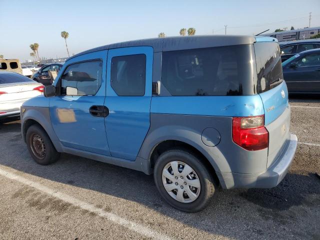 5J6YH28233L001623 - 2003 HONDA ELEMENT DX BLUE photo 2