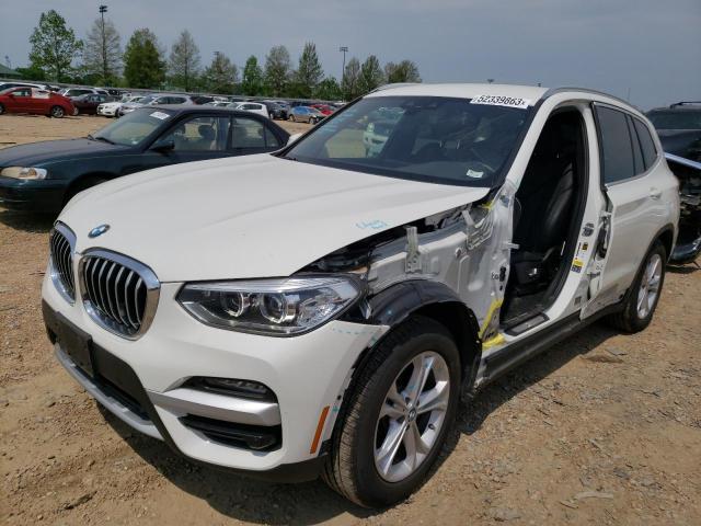 5UXTY5C01LLT36384 - 2020 BMW X3 XDRIVE30I WHITE photo 1
