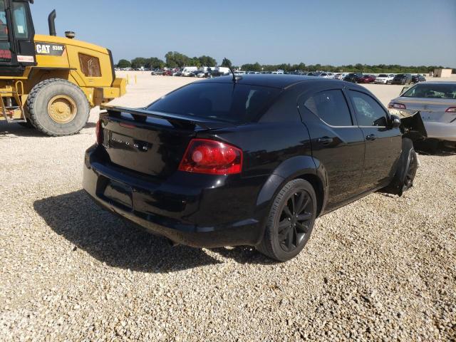 1C3CDZCG1DN748560 - 2013 DODGE AVENGER SXT BLACK photo 4