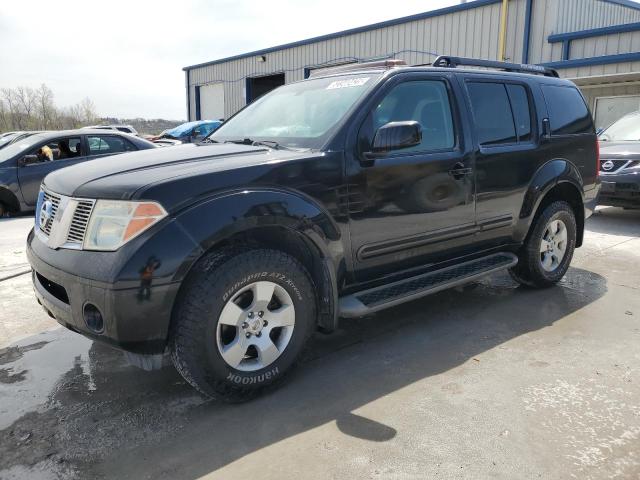 5N1AR18W86C666986 - 2006 NISSAN PATHFINDER LE BLACK photo 1
