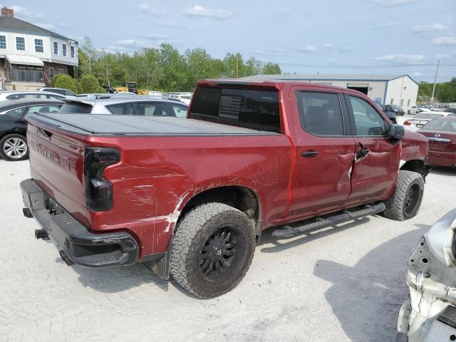 1GCPYFED1MZ195288 - 2021 CHEVROLET SILVERADO K1500 LT TRAIL BOSS RED photo 3