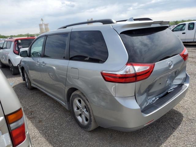 5TDKZ3DC5KS992321 - 2019 TOYOTA SIENNA LE SILVER photo 2