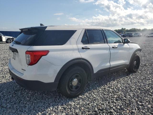 1FM5K8ABXNGB71556 - 2022 FORD EXPLORER POLICE INTERCEPTOR 白色 照片 3