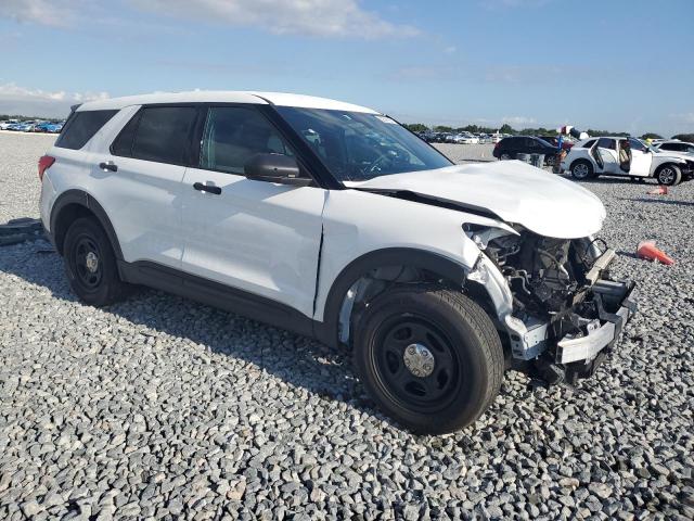 1FM5K8ABXNGB71556 - 2022 FORD EXPLORER POLICE INTERCEPTOR 白色 照片 4