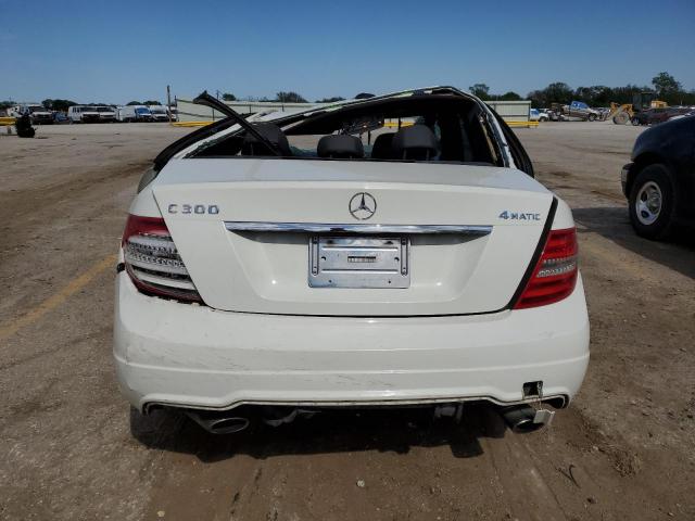 WDDGF8BB4CR226526 - 2012 MERCEDES-BENZ C 300 4MATIC WHITE photo 6