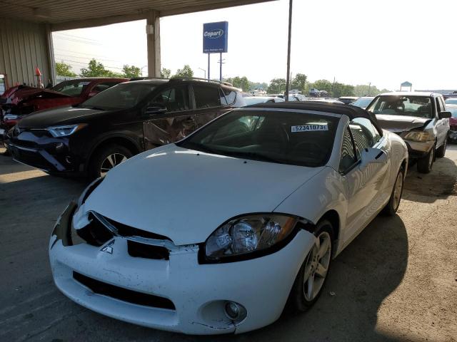 4A3AL25F28E033825 - 2008 MITSUBISHI ECLIPSE SPYDER GS WHITE photo 1