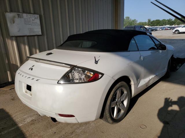 4A3AL25F28E033825 - 2008 MITSUBISHI ECLIPSE SPYDER GS WHITE photo 3