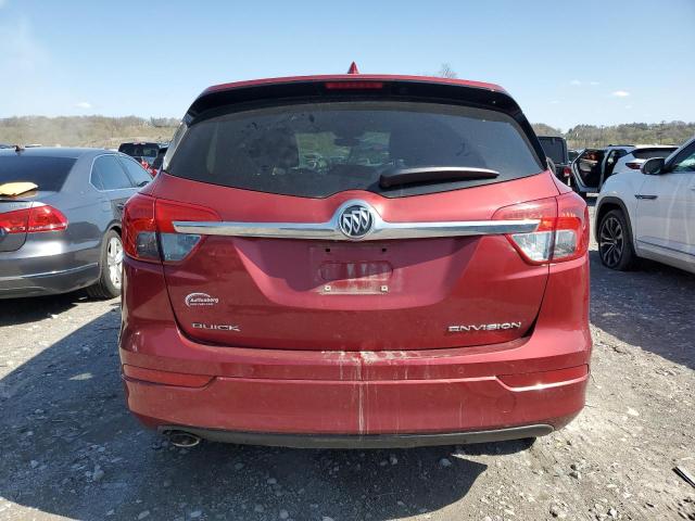 LRBFXBSA9HD109504 - 2017 BUICK ENVISION ESSENCE 勃艮第红 照片 6
