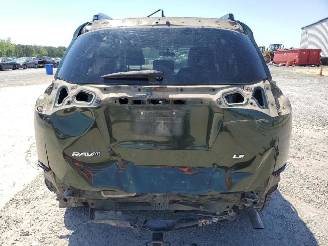 JTMZFREV2D5001108 - 2013 TOYOTA RAV4 LE GREEN photo 6