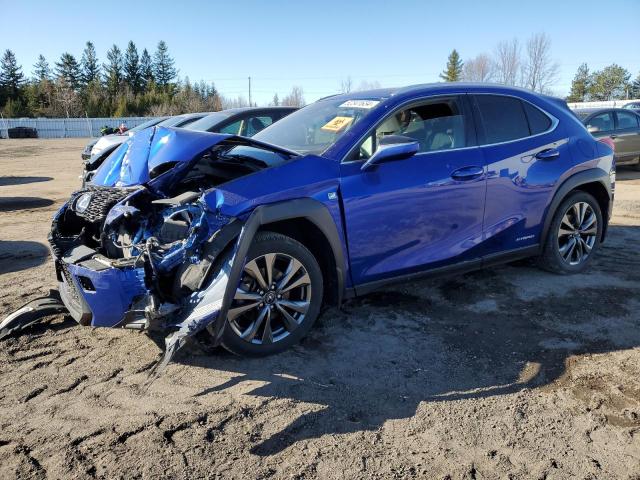 JTHU9JBH4K2008074 - 2019 LEXUS UX 250H BLUE photo 1