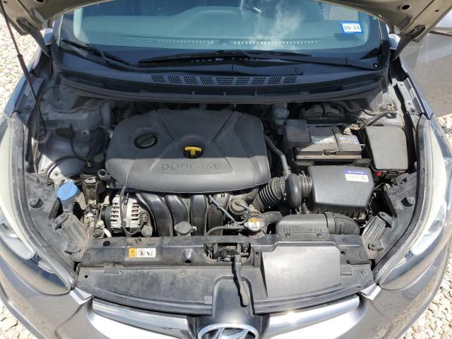 KMHDH4AE9EU036728 - 2014 HYUNDAI ELANTRA SE GRAY photo 11