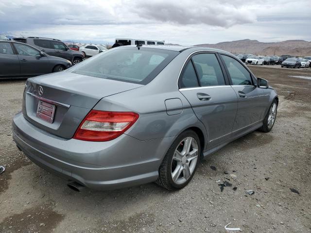 WDDGF5EB2AR098200 - 2010 MERCEDES-BENZ C 300 SILVER photo 3