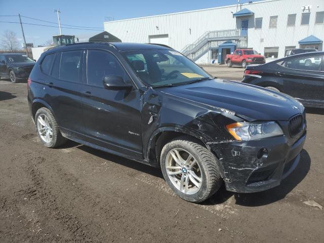 5UXWX7C58BL731412 - 2011 BMW X3 XDRIVE35I BLACK photo 4