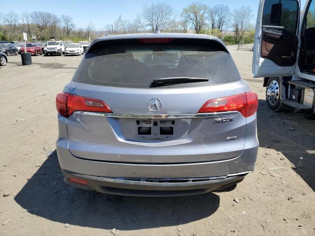 5J8TB4H37EL012716 - 2014 ACURA RDX SILVER photo 6