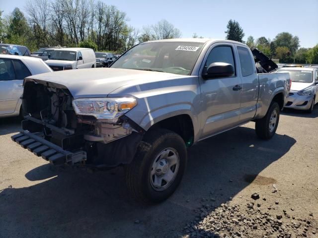 3TYSX5EN5MT008480 - 2021 TOYOTA TACOMA ACCESS CAB ვერცხლისფერი ფოტო 1