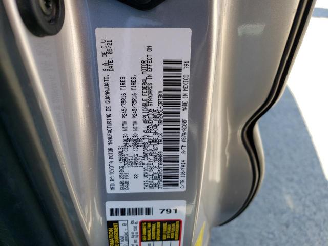 3TYSX5EN5MT008480 - 2021 TOYOTA TACOMA ACCESS CAB SILVER photo 13