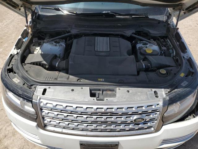 SALGV2TF0FA219001 - 2015 LAND ROVER RANGE ROVE AUTOBIOGRAPHY WHITE photo 12