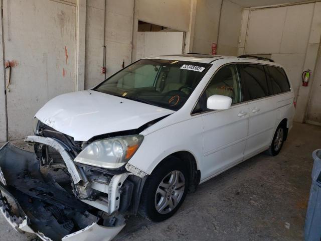 5FNRL38737B440484 - 2007 HONDA ODYSSEY EXL WHITE photo 2