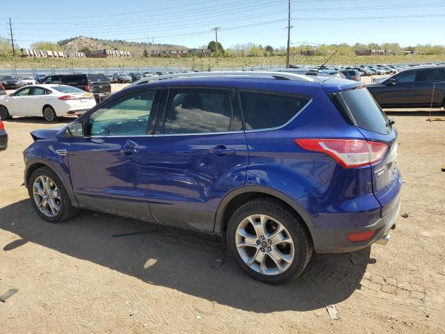 1FMCU9J91EUC70319 - 2014 FORD ESCAPE TITANIUM BLUE photo 2