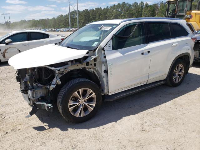 5TDKKRFH1FS079799 - 2015 TOYOTA HIGHLANDER XLE 白色 照片 1