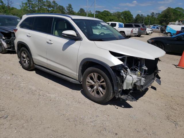 5TDKKRFH1FS079799 - 2015 TOYOTA HIGHLANDER XLE 白色 照片 4