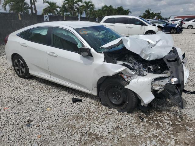 19XFC2F62LE011683 - 2020 HONDA CIVIC LX WHITE photo 4