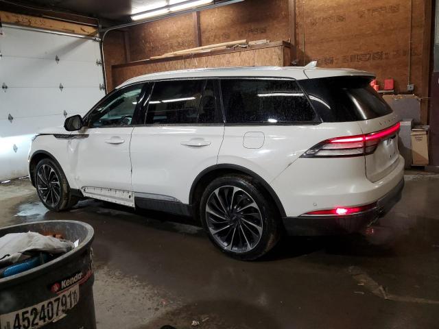 5LM5J7XC3LGL16380 - 2020 LINCOLN AVIATOR RESERVE WHITE photo 2