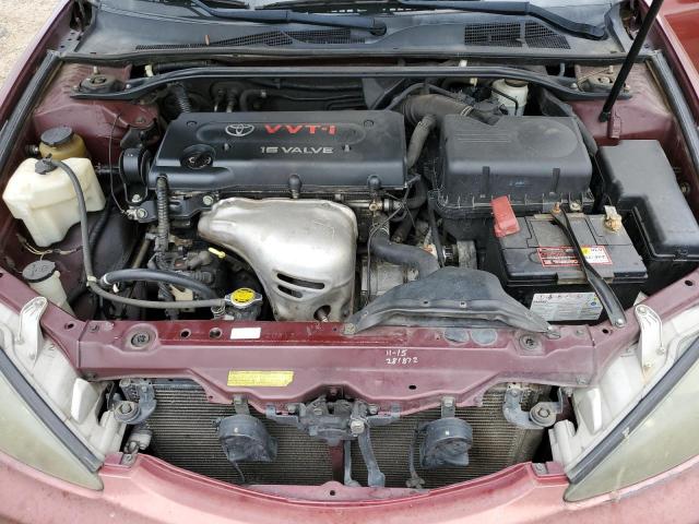 4T1BE32K94U295961 - 2004 TOYOTA CAMRY LE MAROON photo 11